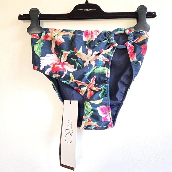 New PatBO Laelia Mid-Rise Midnight Swim Bikini Bottom NWT XS - Picture 10 of 15